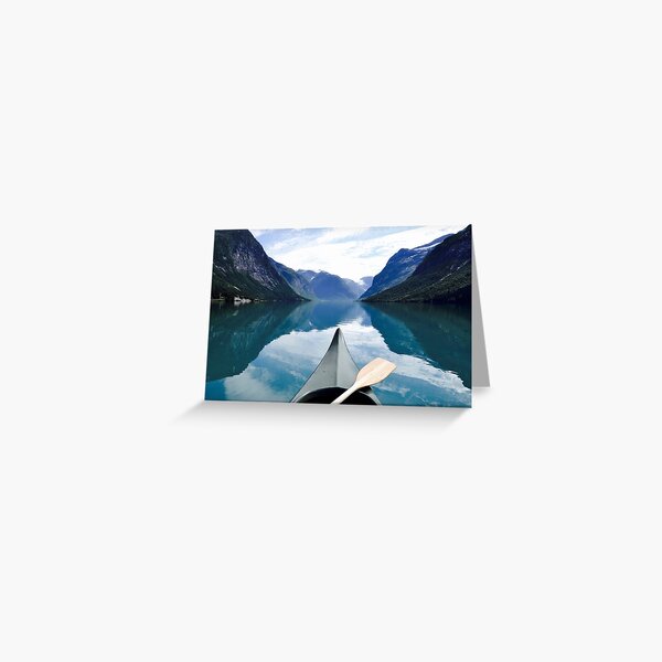 Item preview, Norway canoe in fjord designed and sold by Tunke Lauriks.