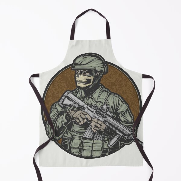 Item preview, Soldier Wearing Skull Mask designed and sold by Peekonet.