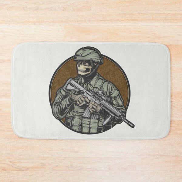 Item preview, Soldier Wearing Skull Mask designed and sold by Peekonet.