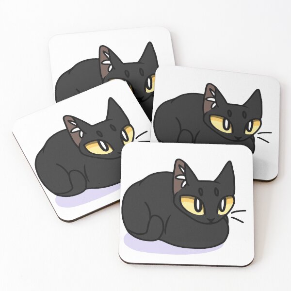 Item preview, Cute black loaf cat design  designed and sold by nummiequack.
