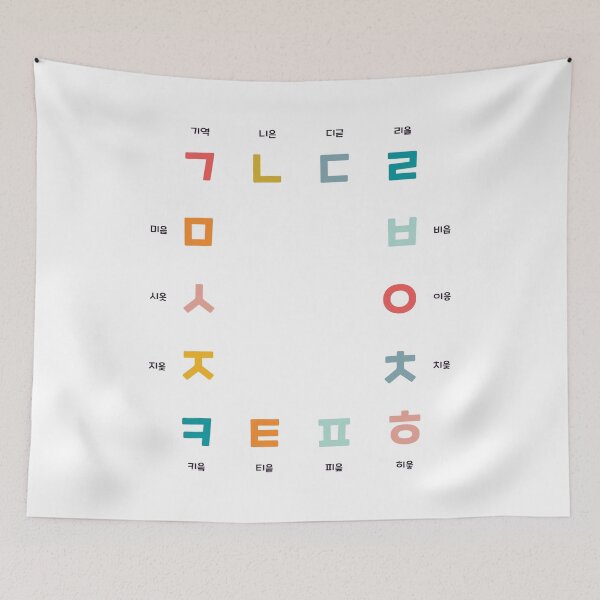 Item preview, Korean alphabet, Hangul, Consonants designed and sold by Dreaming-Anmi.