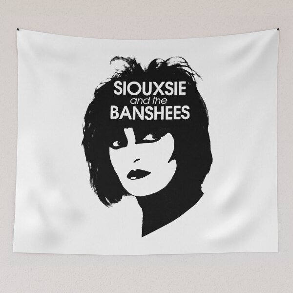 Aperçu de l'œuvre Le Siouxsie noir et le - Black Stencil Essential Classic créée et vendue par Applewhite882.