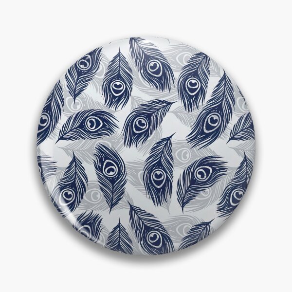 Item preview, Hand Drawn Peacock Feather Seamless Pattern, Peacock Feather Pattern, Peacock Feather Vector Pattern designed and sold by graphic-genie.