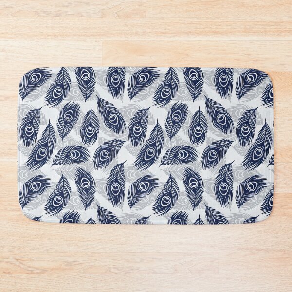 Item preview, Hand Drawn Peacock Feather Seamless Pattern, Peacock Feather Pattern, Peacock Feather Vector Pattern designed and sold by graphic-genie.