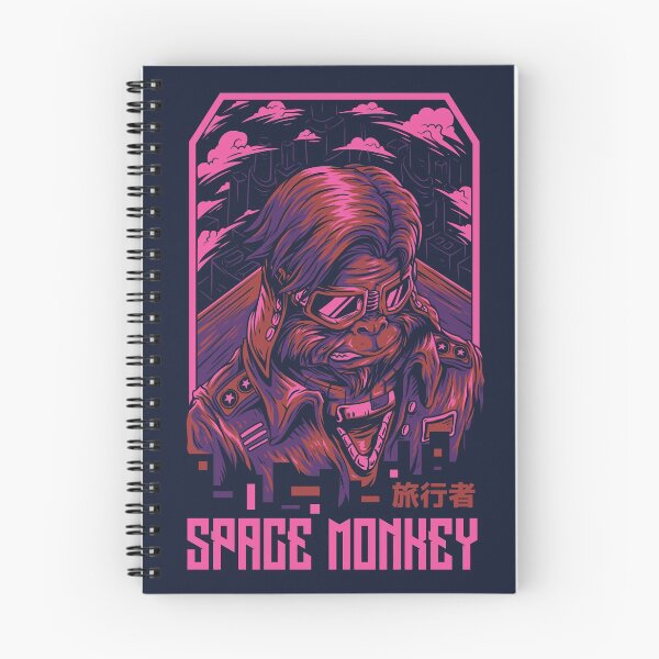 Item preview, Space Monkey Remastered Illustration designed and sold by Peekonet.
