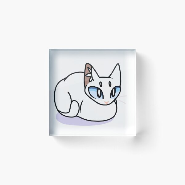 Item preview, Cute white loaf cat design designed and sold by nummiequack.