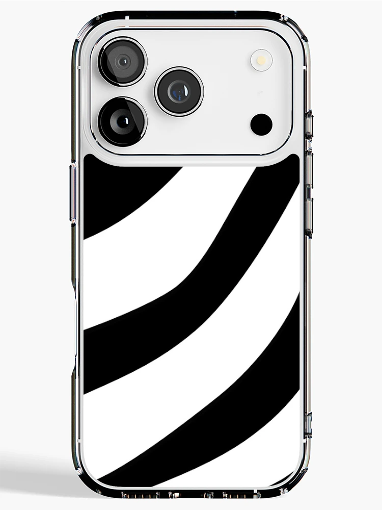 Thumbnail 1 of 5, iPhone Case, White patterns designed and sold by Wolf Atelier.