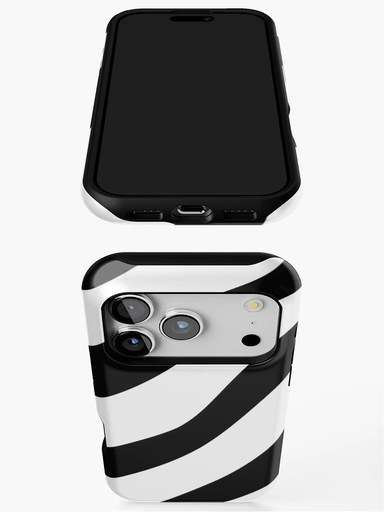 Thumbnail 3 of 4, iPhone Case, White patterns designed and sold by Wolf Atelier.