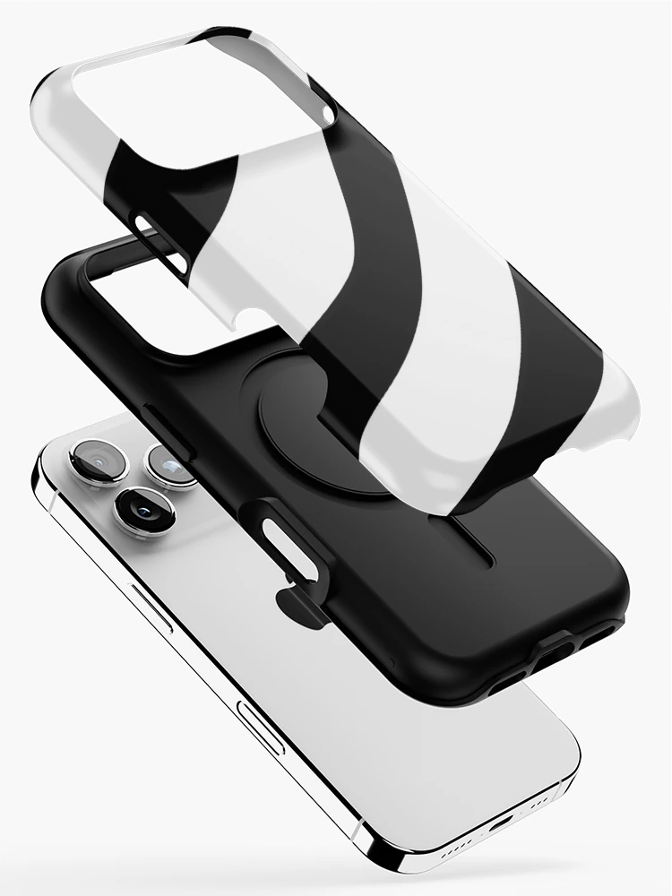 Thumbnail 2 of 4, iPhone Case, White patterns designed and sold by Wolf Atelier.