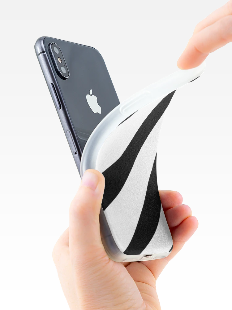 Thumbnail 4 of 5, iPhone Case, White patterns designed and sold by Wolf Atelier.
