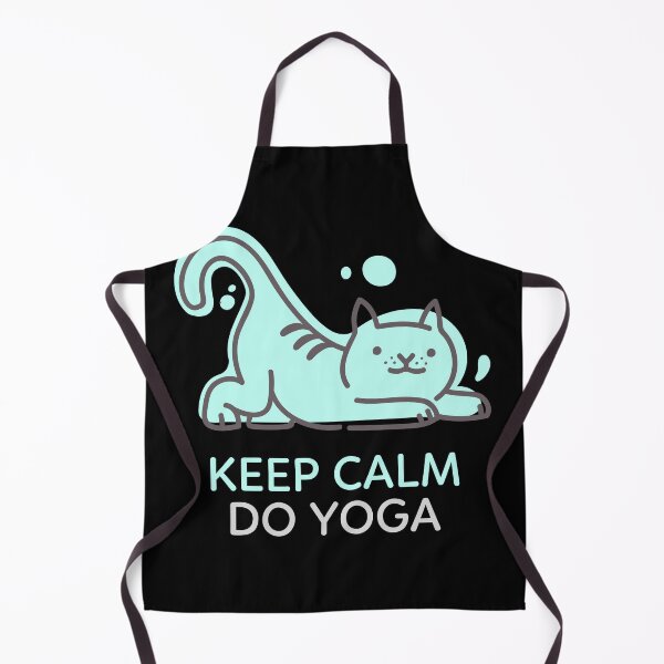 Item preview, KEEP CALM DO YOGA - Cute Cat Shirt designed and sold by allmytees.