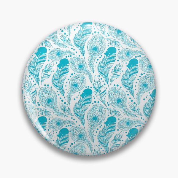 Item preview, Peacock Feather Seamless Pattern, Peacock Feather Pattern, Peacock Feather Vector Pattern designed and sold by graphic-genie.