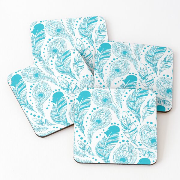 Item preview, Peacock Feather Seamless Pattern, Peacock Feather Pattern, Peacock Feather Vector Pattern designed and sold by graphic-genie.
