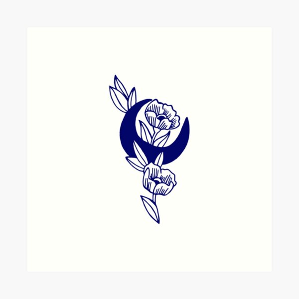 Aperçu de l'œuvre Croissant de fleur de lune créée et vendue par Dekoto.