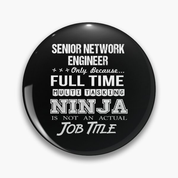 Item preview, Senior Network Engineer T Shirt - Multitasking Ninja Job Gift Item Tee designed and sold by oersjacque.
