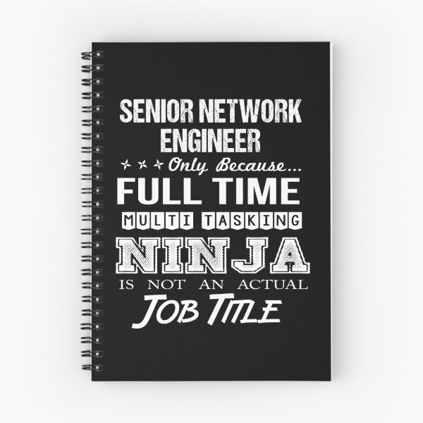 Item preview, Senior Network Engineer T Shirt - Multitasking Ninja Job Gift Item Tee designed and sold by oersjacque.