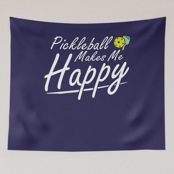 Item preview, Pickleball Makes Me Happy designed and sold by SeleneFrances.