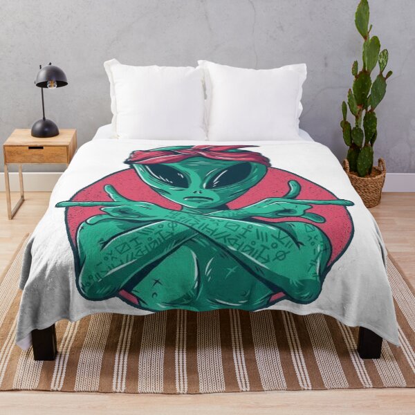 Item preview, We Believe In Humans Thug Life Alien Extraterrestrial Design designed and sold by Sofia Jackson.