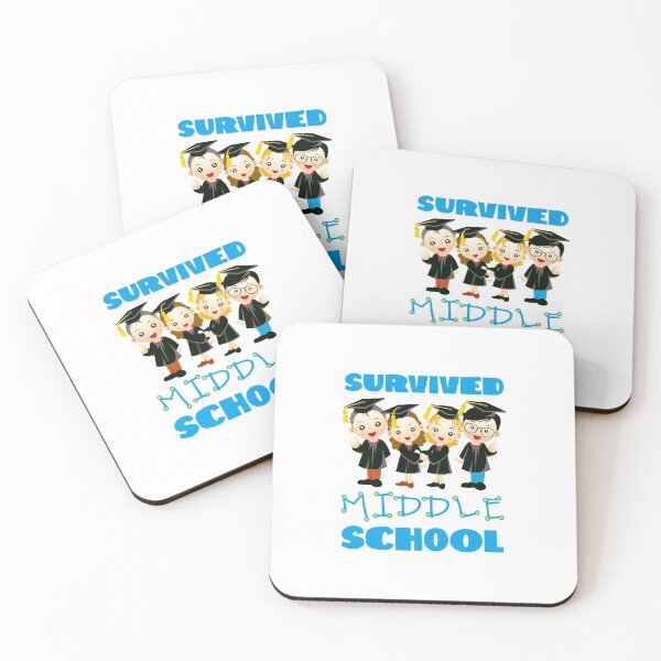 Item preview, Survived Middle School! (on White) designed and sold by PawsitiveMum.