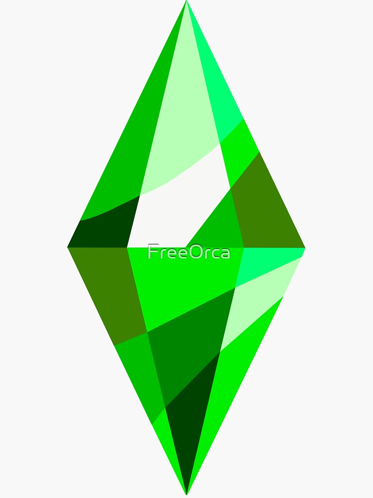 The Sims 4 Plumbob Sticker For Sale By Freeorca Redbubble