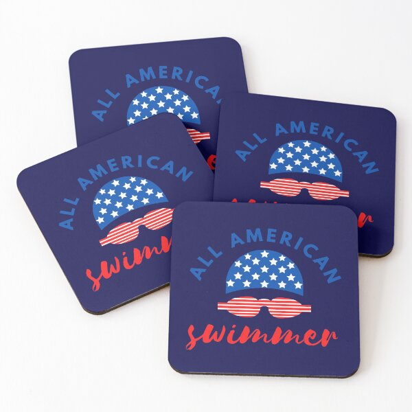 Item preview, all american swimmer, cool swimming designed and sold by Hey-Nice-Shirt.
