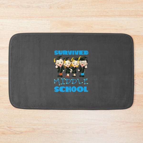 Item preview, Survived Middle School! (on Dark Grey) designed and sold by PawsitiveMum.