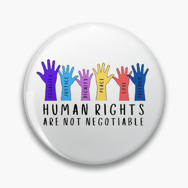 Item preview, Human Rights Are Not Negotiable T-Shirt designed and sold by Kummy Bear Shop.
