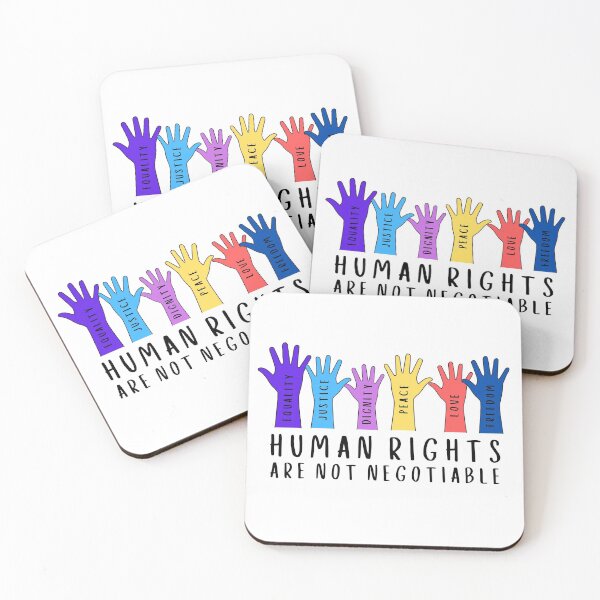 Item preview, Human Rights Are Not Negotiable T-Shirt designed and sold by Kummy Bear Shop.