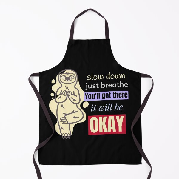 Item preview, Motivational Calming Sloth Yoga Shirt designed and sold by allmytees.