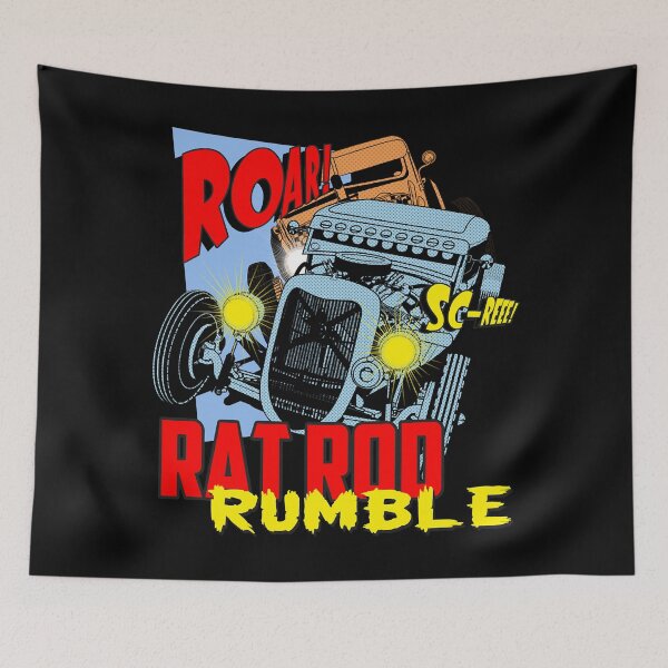 Item preview, Rat Rumble Classic Hot Rod Movie funny designed and sold by HotRodChieMovie.