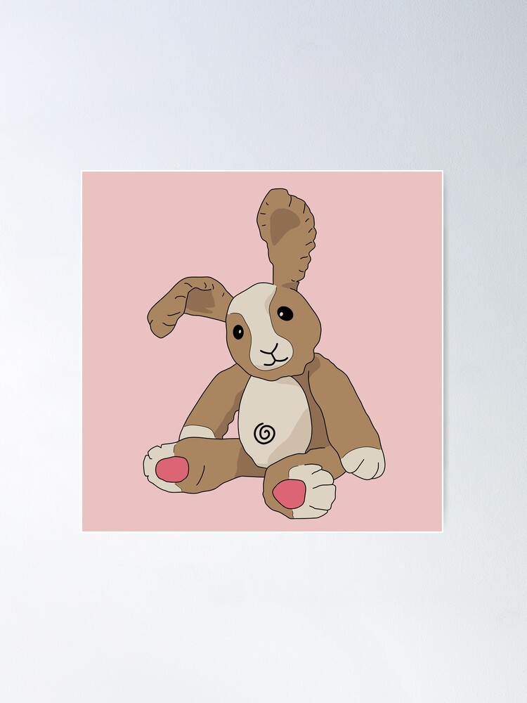 Clearance-Roger Gray Bunny Plush Bag Version #2