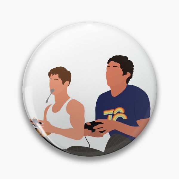 Item preview, Ryan Atwood & Seth Cohen Playing Videogames designed and sold by madebymammen.