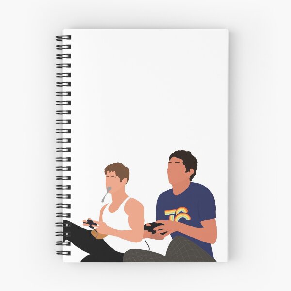 Item preview, Ryan Atwood & Seth Cohen Playing Videogames designed and sold by madebymammen.