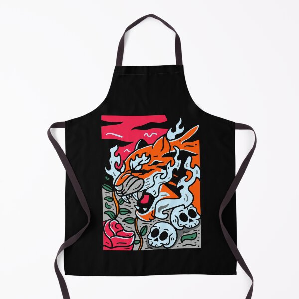 Item preview, Tiger Illustration Japanese Style T-shirt designed and sold by Peekonet.