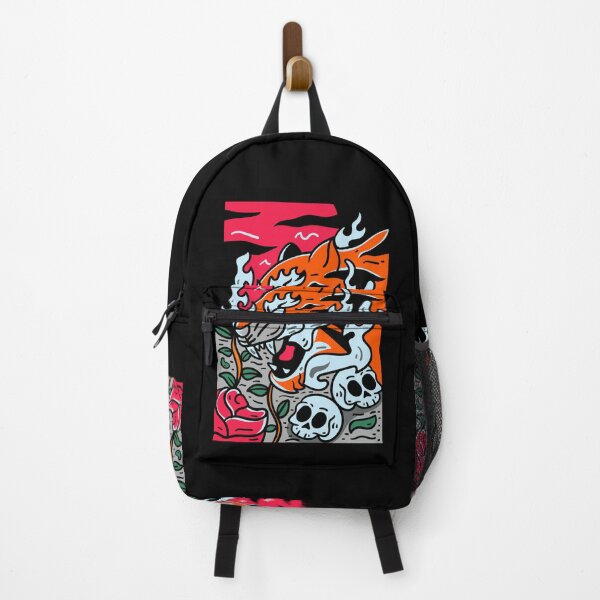 Item preview, Tiger Illustration Japanese Style T-shirt designed and sold by Peekonet.