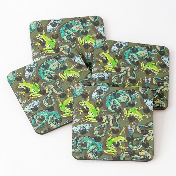Item preview, Polkadotted Frogs, Reptiles and Snakes designed and sold by ariellemorris.