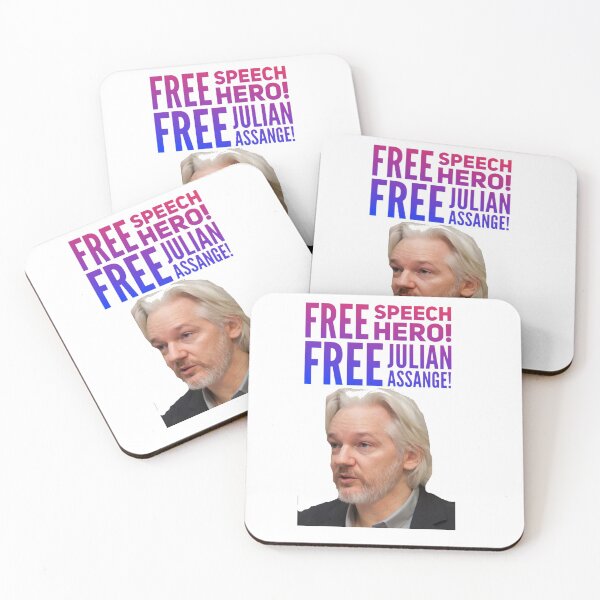 Item preview, Free Julian Assange --Free Speech Hero! designed and sold by Samthenet.