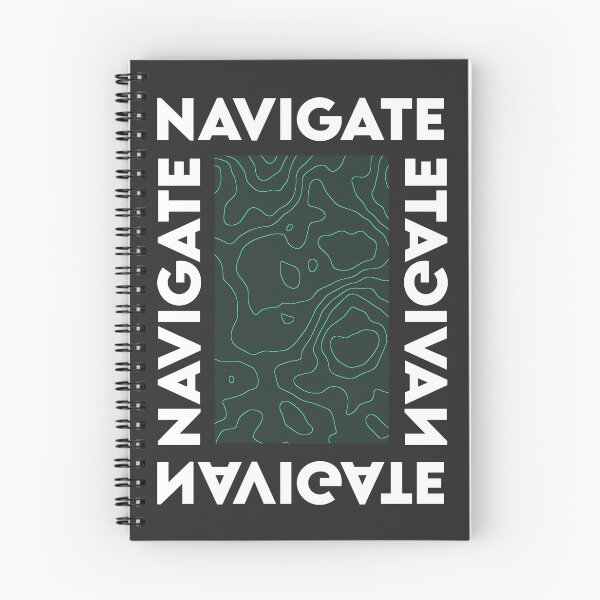 Item preview, 'Navigate' text design (turquoise) designed and sold by Petalette Official.