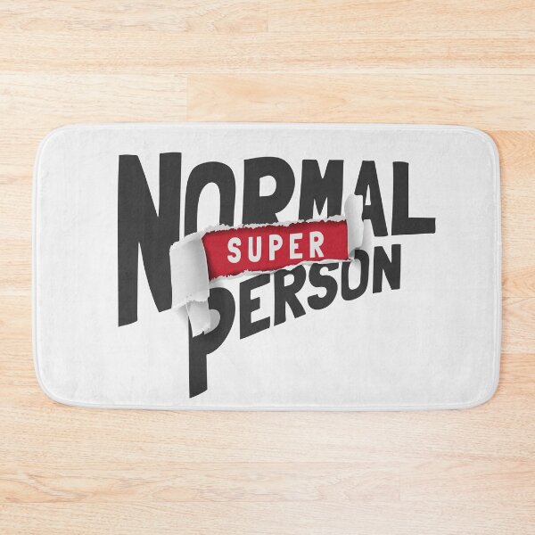 Item preview, SuperNormal Person Slogan Ripped Off Paper Illustration designed and sold by Peekonet.