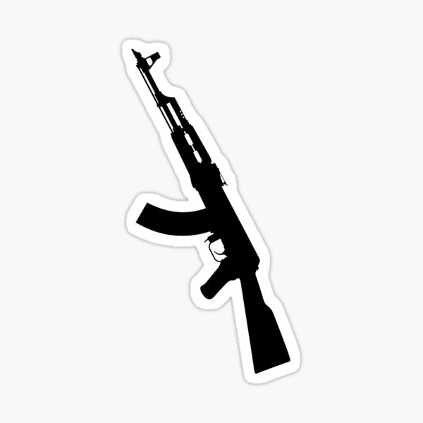 AK47 - Silhouette Sticker