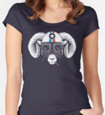 Prep Ramming Geschwindigkeit Tailliertes Rundhals-Shirt