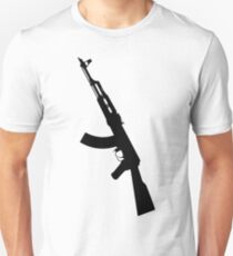 AK47 - Silhouette Unisex T-Shirt
