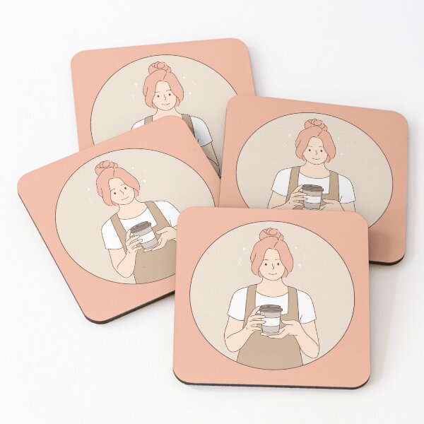 Item preview, Cafe owner small business barista female entrepreneur designed and sold by NastySquad.