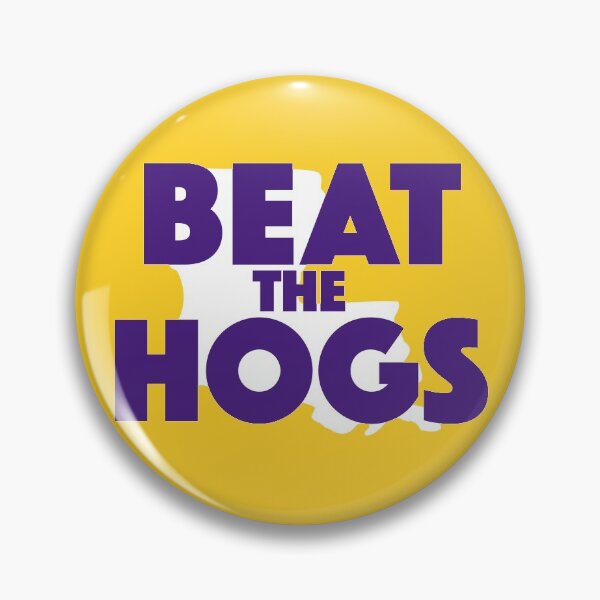 Item preview, Beat the Hogs | Purple & Gold designed and sold by SLAG-Creative.