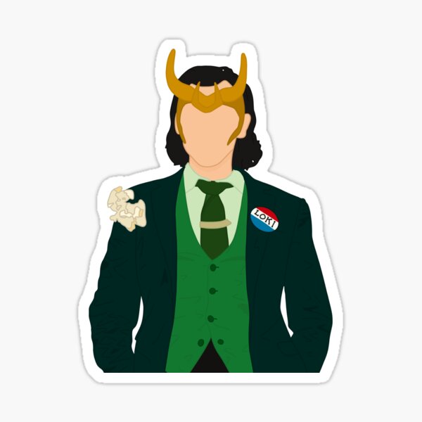 loki a bit of both sticker by dramadelyn redbubble