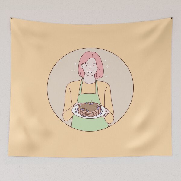 Item preview, Bakery owner small business barista female entrepreneur apron designed and sold by NastySquad.