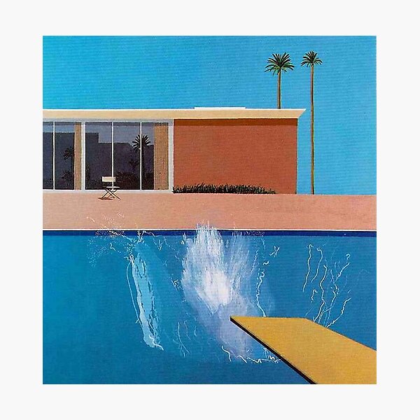 a bigger splash David Photographic Print