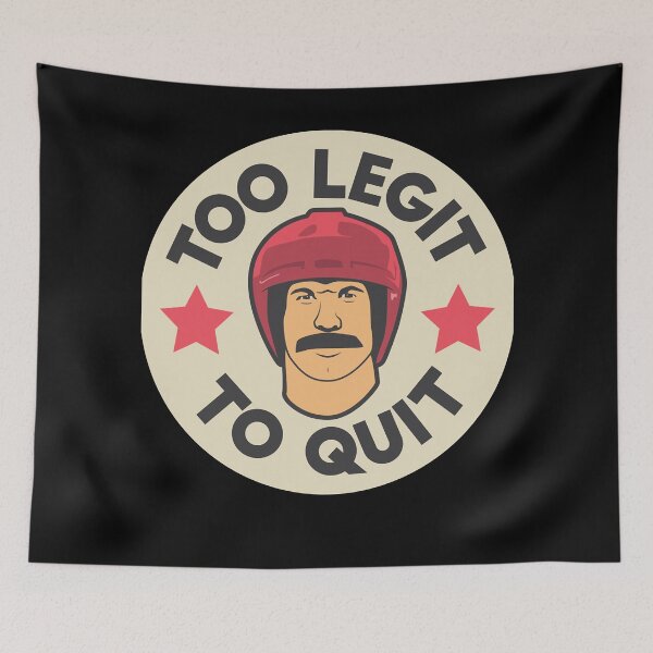 Item preview, Hot Rod Movie funny Too Legit To Quit designed and sold by HotRodChieMovie.