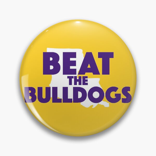 Item preview, Beat the Bulldogs | Purple & Gold designed and sold by SLAG-Creative.
