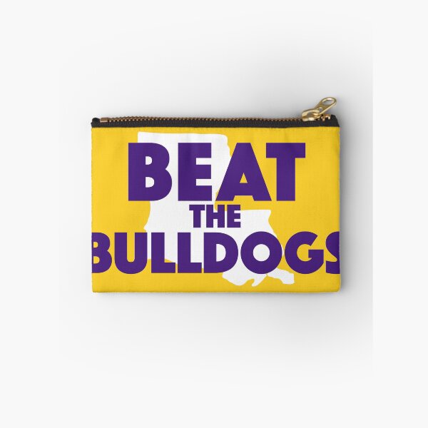 Item preview, Beat the Bulldogs | Purple & Gold designed and sold by SLAG-Creative.